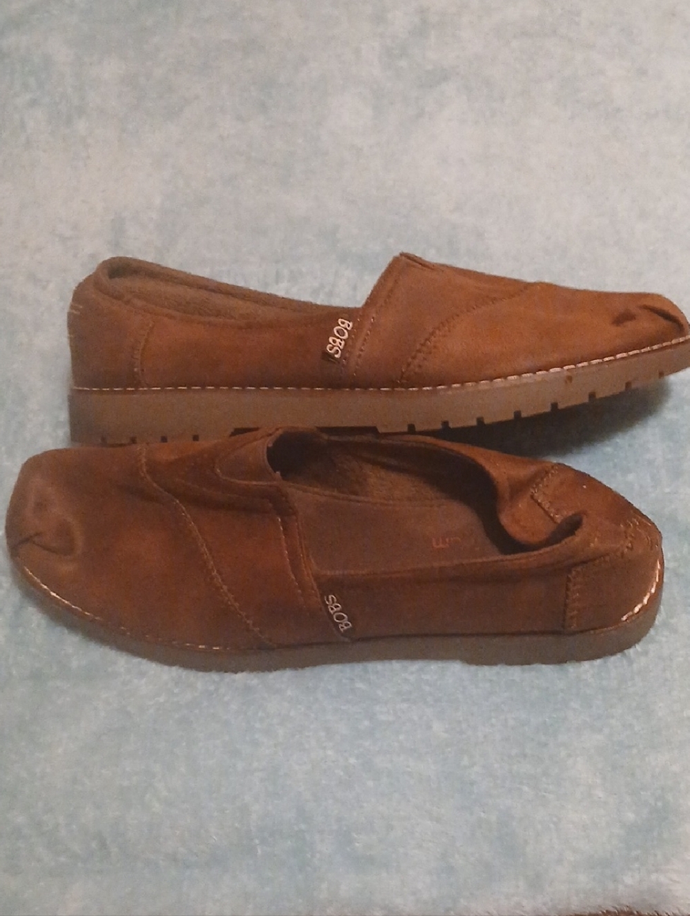 BOBS from Skechers Women's Brown Slip-On Loafers